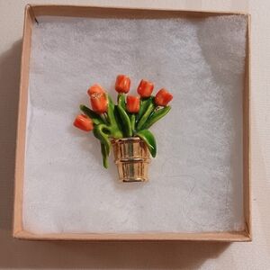 Porcelain Brooch